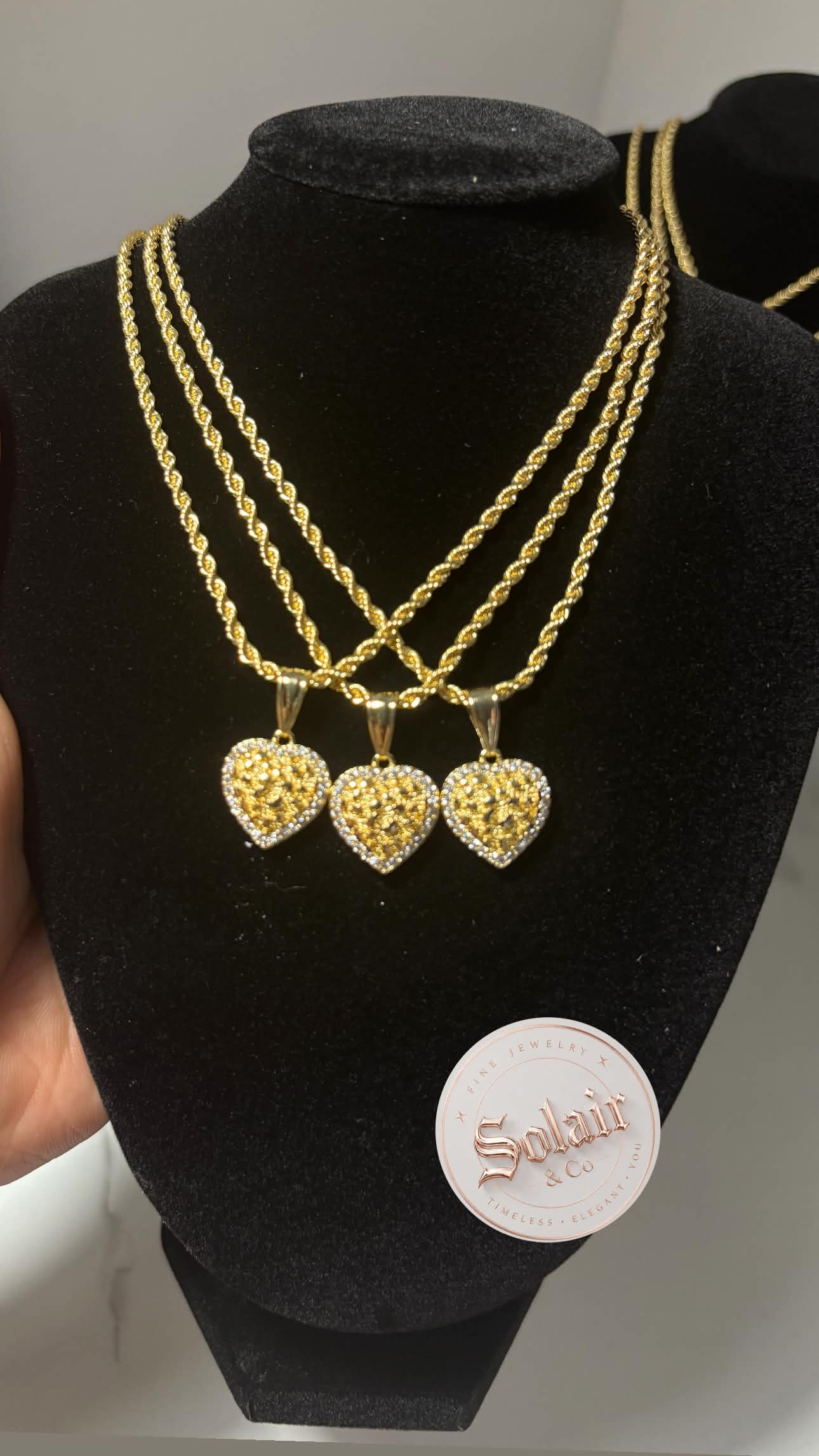 HRT NUGGET NECKLACE