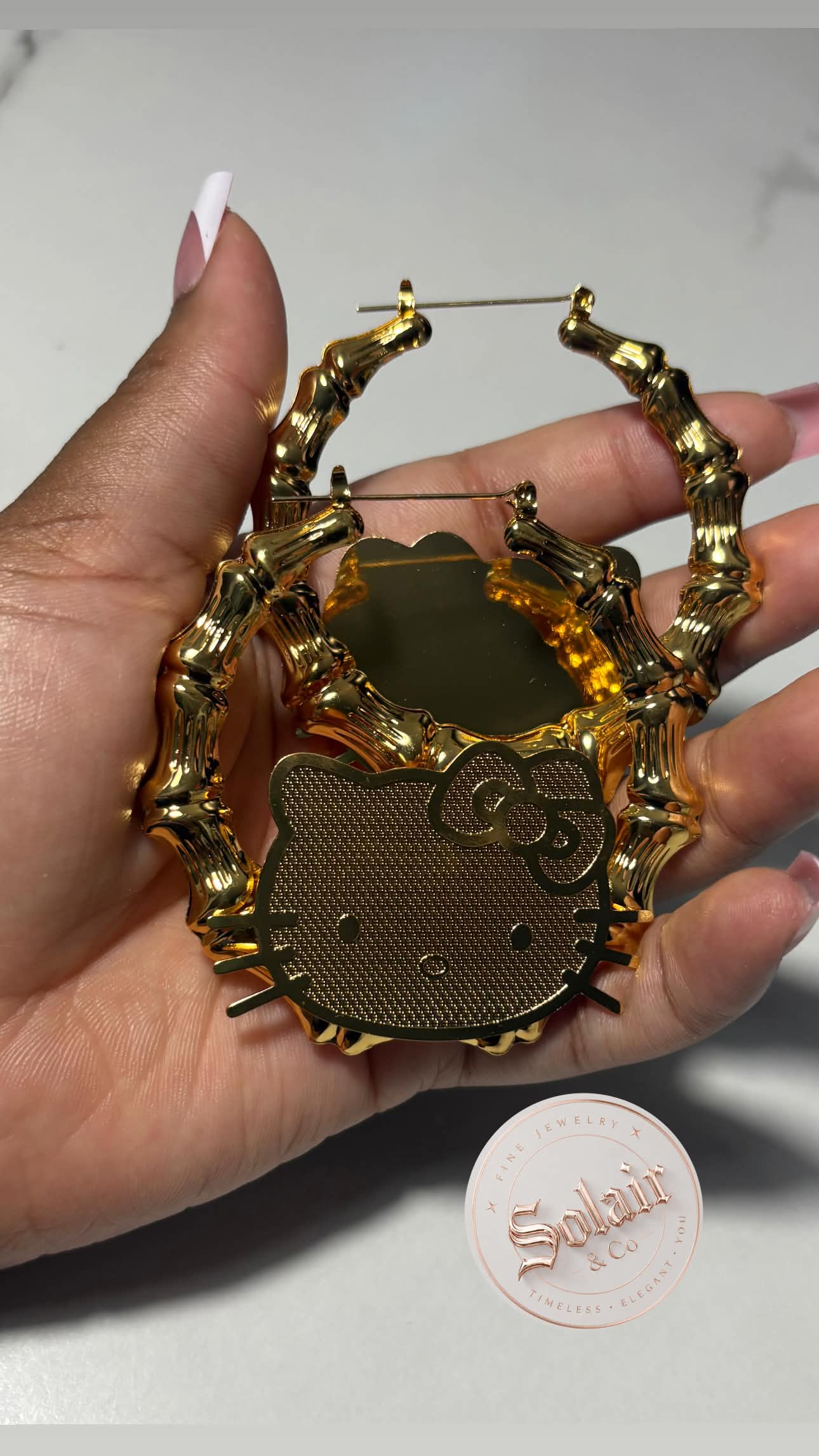 Hk Bamboo Earrings